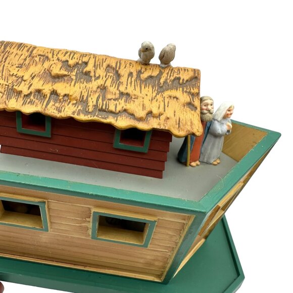 Hallmark Keepsake Ornament Noah's Ark Three Piece Set Special Edition Handcrafte - Picture 5 of 13